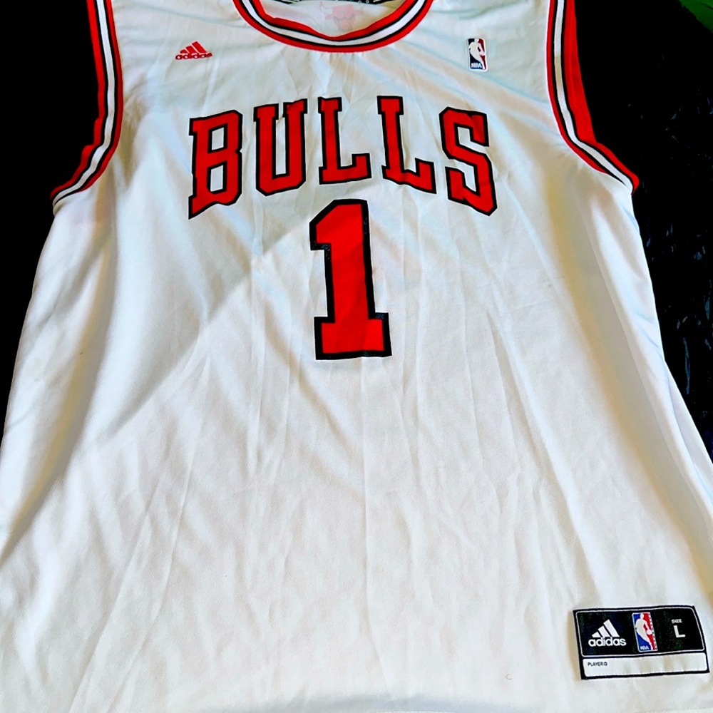 Chicago Bulls Derrick Rose MVP # 1 Adidas jersey